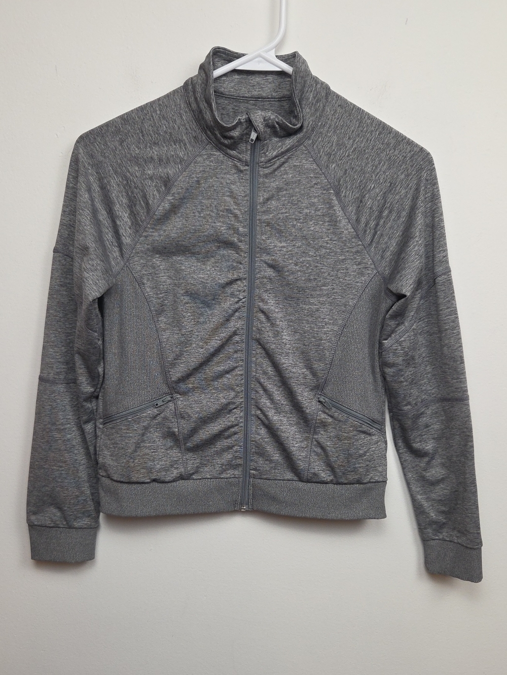 Avia Girls Lightweight Soft Grey Athletic Casual Performance Jacket Athleisure L